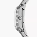Michael Kors Emery Pave Double Wrap Crystals White Dial Silver Steel Strap Watch for Women - MK4836 Buy Now By Michael Kors