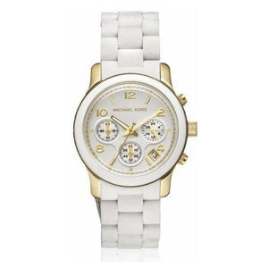 Michael Kors Runway White Dial White Steel Strap Watch for Women - MK5145 Buy Now By Michael Kors