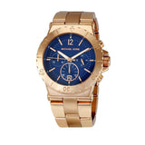 Michael Kors Bel Aire Blue Dial Rose Gold Steel Strap Watch for Women - MK5410 Buy Now By Michael Kors