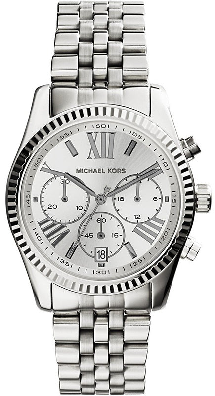 Michael Kors Lexington Silver Dial Silver Steel Strap Watch for Women - MK5555 Buy Now By Michael Kors