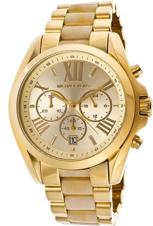 Michael Kors Bradshaw Gold Dial Gold Steel Strap Watch for Women - MK5722 Buy Now By Michael Kors