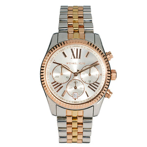 Michael Kors Lexington Chronograph Silver Dial Two Tone Steel Strap Watch for Women - MK5735 Buy Now By Michael Kors