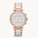 Michael Kors Parker White Dial Two Tone Steel Strap Watch for Women - MK5774 Buy Now By Michael Kors
