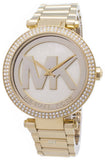 Michael Kors Parker Diamonds Gold Dial Gold Steel Strap Watch for Women - MK5784 Buy Now By Michael Kors