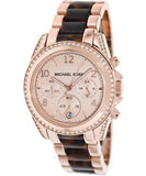 Michael Kors Blair Rose Gold Dial Two Tone Steel Strap Watch For Women - MK5859 Buy Now By Michael Kors