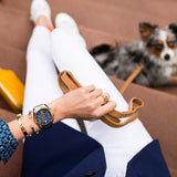 Michael Kors Bradshaw Blue Dial Two Tone Steel Strap Watch for Women - MK5976 Buy Now By Michael Kors