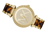 Michael Kors Parker Chronograph Gold Dial Two Tone Steel Strap Watch for Women - MK6109 Buy Now By Michael Kors
