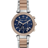 Michael Kors Parker Blue Dial Two Tone Steel Strap Watch for Women - MK6141 Buy Now By Michael Kors