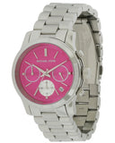 Michael Kors Runway Chronograph Pink Dial Silver Steel Strap Watch for Women - MK6160 Buy Now By Michael Kors
