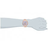 Michael Kors Runway Chronograph Purple Dial Rose Gold Steel Strap Watch For Women - MK6163 Buy Now By Michael Kors