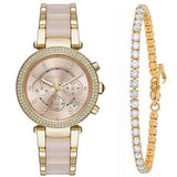 Michael Kors Parker Gold Dial Two Tone Steel Strap Watch for Women - MK6326 Buy Now By Michael Kors