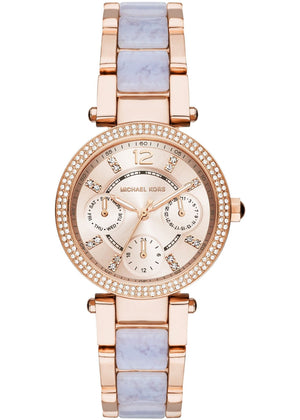 Michael Kors Parker Gold Dial Two Tone Steel Strap Watch for Women - MK6327 Buy Now By Michael Kors