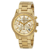 Michael Kors Ritz Gold Dial Gold Steel Strap Watch for Women - MK6356 Buy Now By Michael Kors