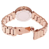 Michael Kors Mini Parker Multi-Function Plum Mother of Pearl Dial Rose Gold Steel Strap Watch For Women - MK6403 Buy Now By Michael Kors