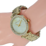 Michael Kors Parker Gold Mother of Pearl Dial Gold Steel Strap Watch for Women - MK6425 Buy Now By Michael Kors