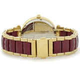 Michael Kors Parker Mother of Pearl Red Dial Two Tone Steel Strap Watch for Women - MK6427 Buy Now By Michael Kors