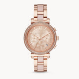 Michael Kors Sofie Chronograph Rose Gold Dial Rose Gold Steel Strap Watch For Women - MK6560 Buy Now By Michael Kors
