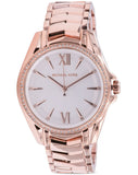 Michael Kors Whitney Quartz White Dial Rose Gold Steel Strap Watch For Women - MK6694 Buy Now By Michael Kors
