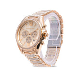 Michael Kors Whitney Chronograph Rose Gold Dial Rose Gold Steel Strap Watch For Women - MK6730 Buy Now By Michael Kors