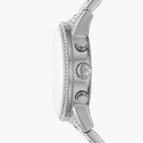 Michael Kors Ritz Chronograph Crystals Silver Dial Silver Steel Strap Watch for Women - MK6746 Buy Now By Michael Kors