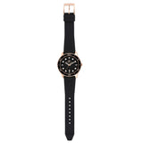 Michael Kors Runway Quartz Black Dial Black Silicone Strap Watch For Women - MK6852 Buy Now By Michael Kors