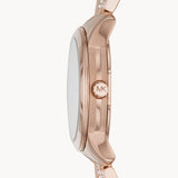 Michael Kors Sawyer Mother of Pearl White Dial Rose Gold Steel Strap Watch for Women - MK6282 Buy Now By Michael Kors