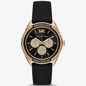 Michael Kors Quartz Black Dial Black Silicone Strap Watch For Women - MK6944 Buy Now By Michael Kors