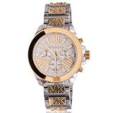 Michael Kors Wren Chronograph Crystals Silver Two Tone Steel Strap Watch for Women - MK6953 Buy Now By Michael Kors
