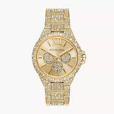 Michael Kors Camille Pavé Crystals Gold Dial Gold Steel Strap Watch for Women - MK6958 Buy Now By Michael Kors