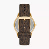 Michael Kors Tibby Multifunction Gold Dial Brown Leather Strap Watch For Women - MK6966 Buy Now By Michael Kors