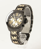 Michael Kors Wren Chronograph Black Dial Two Tone Steel Strap Watch for Women - MK6978 Buy Now By Michael Kors