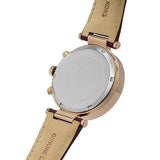 Michael Kors Parker Chronograph Red Dial Red Leather Strap Watch For Women - MK6986 Buy Now By Michael Kors