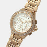 Michael Kors Camille Chronograph White Dial Rose Gold Steel Strap Watch For Women - MK6995 Buy Now By Michael Kors