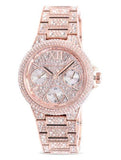 Michael Kors Camille Multifunction Crystals Rose Gold Dial Rose Gold Steel Strap Watch For Women - MK6997 Buy Now By Michael Kors