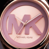 Michael Kors Janelle Three Hand Rose Gold Dial Pink Rubber Strap Watch For Women - MK7139 Buy Now By Michael Kors