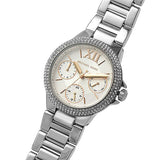 Michael Kors Camille Chronograph White Dial Silver Steel Strap Watch For Women - MK7198 Buy Now By Michael Kors
