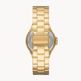 Michael Kors Lennox Three Hand Gold Dial Gold Steel Strap Watch For Women - MK7229 Buy Now By Michael Kors
