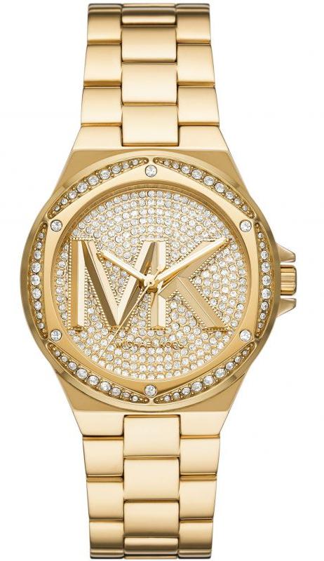 Michael Kors Lennox Three Hand Gold Dial Gold Steel Strap Watch For Women - MK7229 Buy Now By Michael Kors