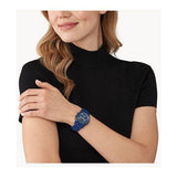 Michael Kors Runway Analog Blue Dial Blue Steel Strap Watch for Women - MK7332 Buy Now By Michael Kors