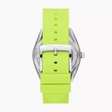 Michael Kors Janelle Three Hand Neon Green Dial Neon Green Rubber Strap Watch For Women - MK7351 Buy Now By Michael Kors