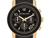 Michael Kors Runway Chronograph Black Dial Black Silicone Strap Watch For Women - MK7385 Buy Now By Michael Kors