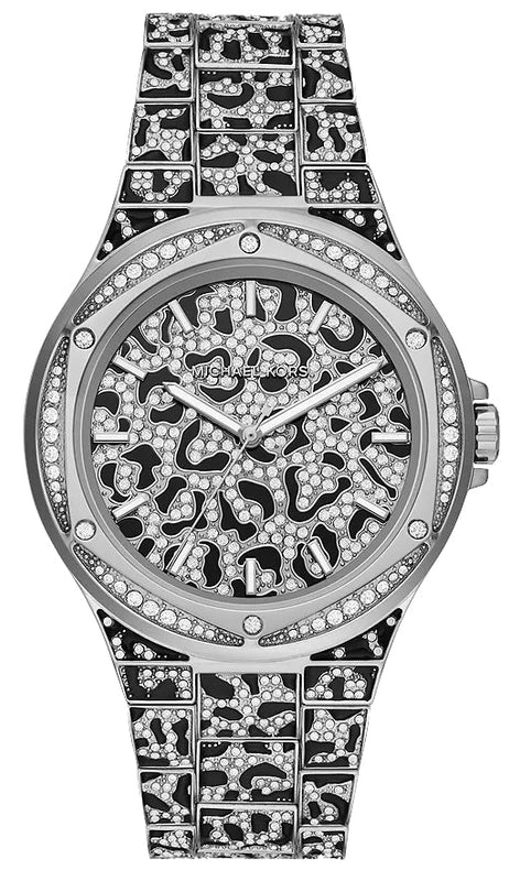 Michael Kors Lennox Analog Crystals Silver Dial Silver Steel Strap Watch For Women - MK7408 Buy Now By Michael Kors