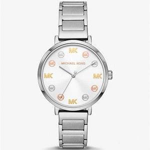 Michael Kors Addyson Quartz Silver Dial Silver Steel Strap Watch for Women - MK7417 Buy Now By Michael Kors