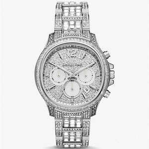 Michael Kors Sage Pavé Limited Edition Crystals Silver Dial Silver Steel Strap Watch for Women - MK7483LE Buy Now By Michael Kors