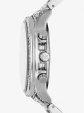 Michael Kors Sage Pavé Limited Edition Crystals Silver Dial Silver Steel Strap Watch for Women - MK7483LE Buy Now By Michael Kors
