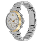 Michael Kors Maren Chronograph Silver Dial Silver Steel Strap Watch for Women - MK7495 Buy Now By Michael Kors