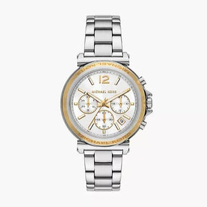 Michael Kors Maren Chronograph Silver Dial Silver Steel Strap Watch for Women - MK7495 Buy Now By Michael Kors
