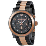Michael Kors Runway Chronograph Grey Dial Two Tone Steel Strap Unisex Watch - MK8189 Buy Now By Michael Kors