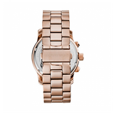Michael Kors Runway Stop Hunger Quartz Blue Dial Rose Gold Steel Strap Watch For Men - MK8358 Buy Now By Michael Kors