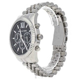 Michael Kors Lexington Chronograph Black Dial Black Steel Strap Watch For Men - MK8602 Buy Now By Michael Kors
